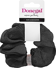 Scrunchie-Haargummi FA-5727 schwarz - Donegal — Bild N1