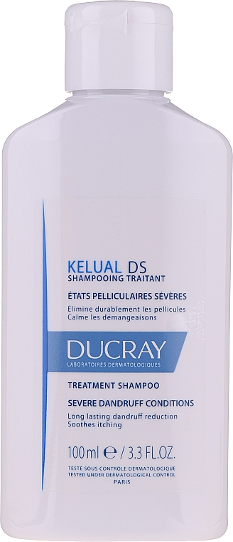 Haarpflegeset gegen Schuppen - Ducray Kelual Ds Set (Shampoo 2x100ml) — Bild N2