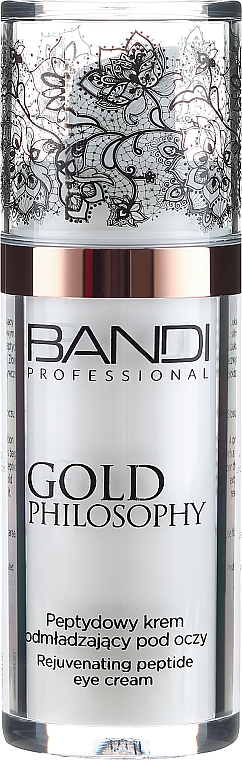 Verjüngende Augenkonturcreme mit Peptiden - Bandi Professional Gold Philosophy Rejuvenating Peptide Eye Cream — Bild N2