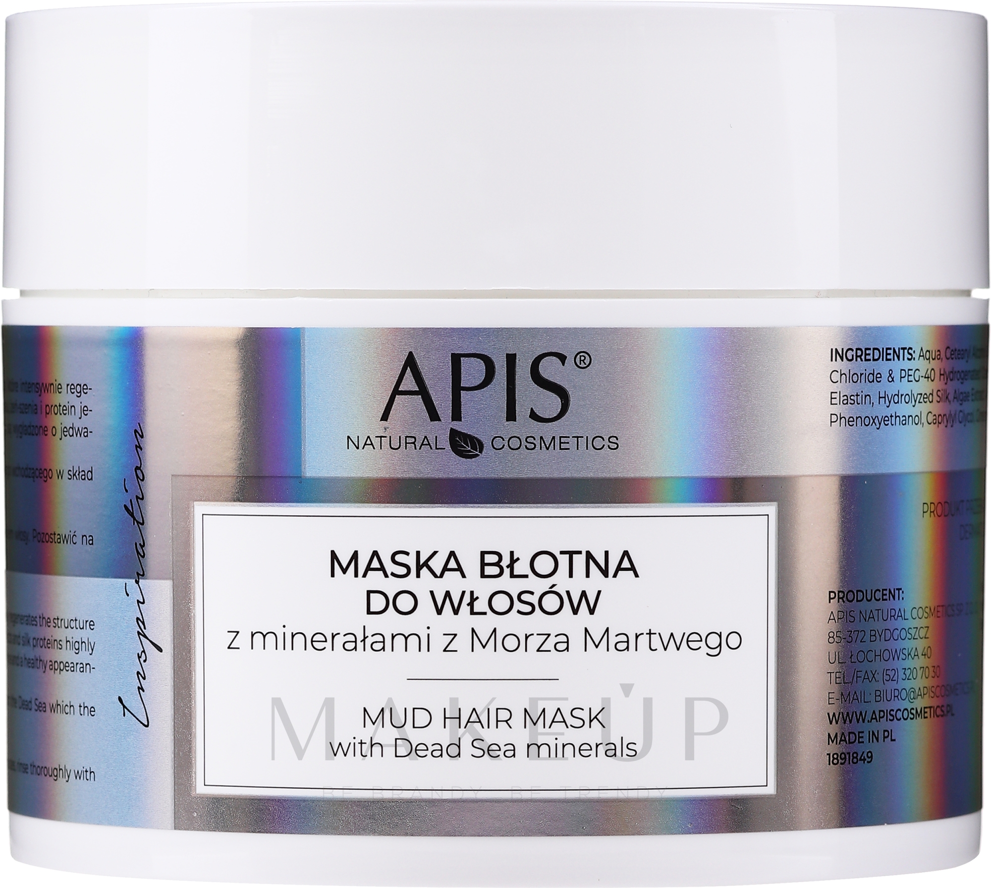 Schlammmaske für das Haar mit Mineralien aus dem Toten Meer - APIS Professional Inspiration Hair Mask — Bild 200 ml