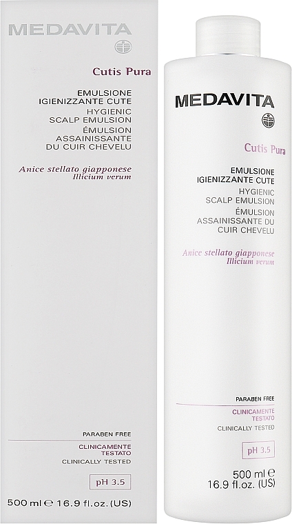 Haaremulsion - Medavita Cutis Pura Hygienic Scalp Emulsion — Bild N2