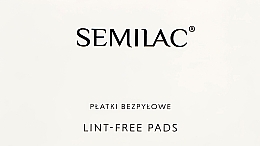 Flusenfreie Tücher für Nägel - Semilac Lint Free Cleaning Nail Pads — Bild N2