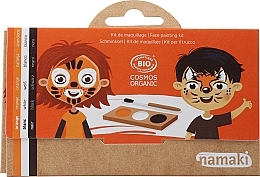 Namaki Make-up Set For Children Orange White Black - Farbpalette zum Schminken — Bild N2