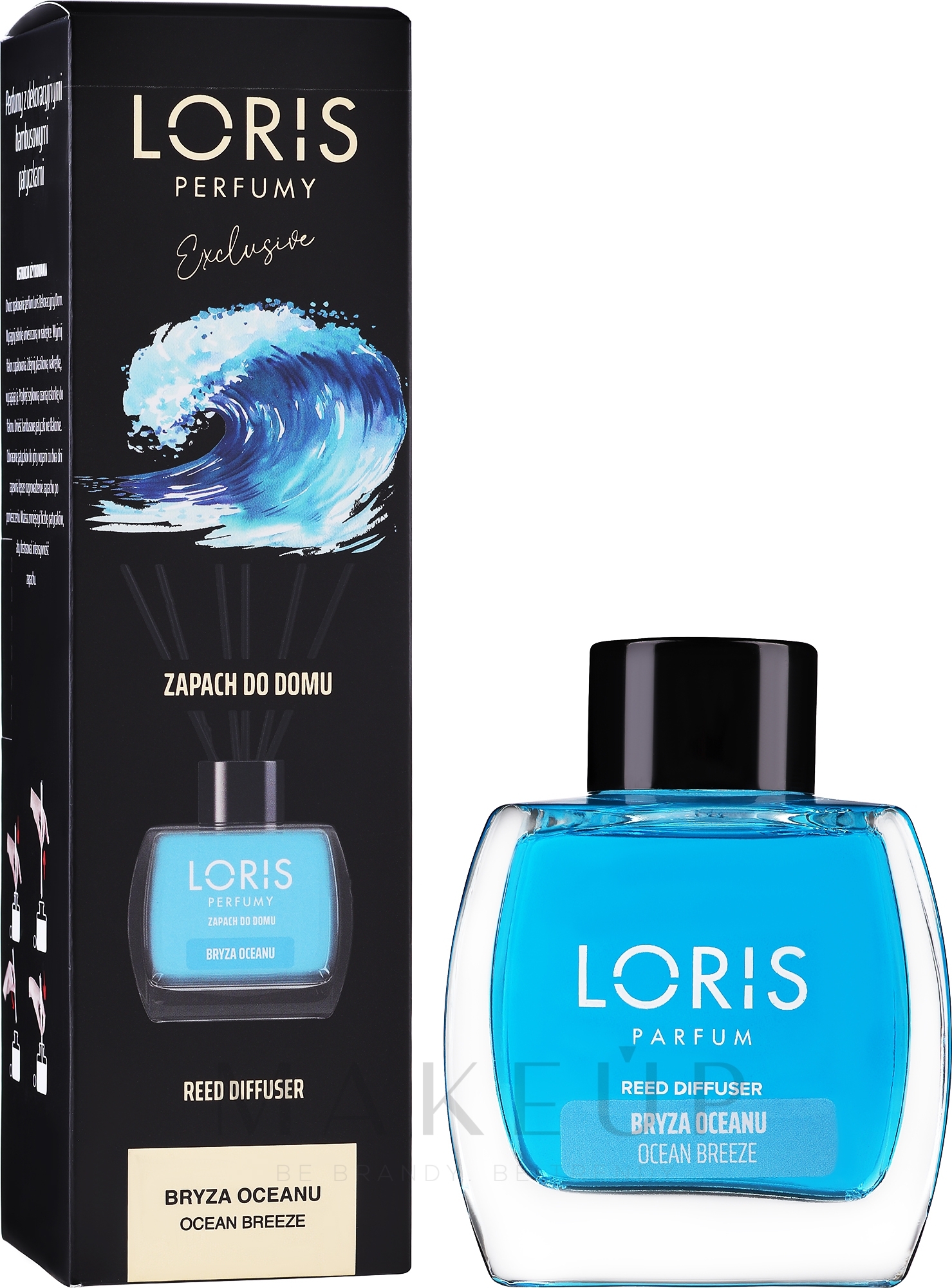 Raumerfrischer Meeresbrise - Loris Parfum Reed Diffuser — Bild 120 ml