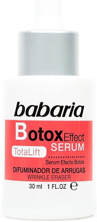 Liftingserum für das Gesicht - Babaria Botox Effect Total Lift Serum — Bild N1