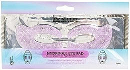 Hydrogelpads für die Augenpartie mit Glitzer - IDC Institute C Shaped Glitter Hydrogel Eye Pad Purple — Bild N1