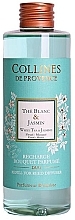 Düfte, Parfümerie und Kosmetik Raumerfrischer Weißer Tee und Jasmin - Collines de Provence White Tea & Jasmine Diffusor (Refill) 