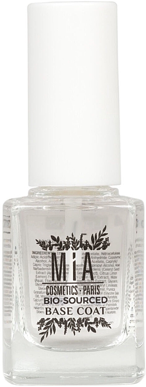 Nagelunterlack - Mia Cosmetics Paris Bio Sourced Base Coat — Bild N1