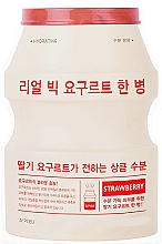 Düfte, Parfümerie und Kosmetik Joghurtmaske für das Gesicht mit Erdbeeren - A'pieu Real Big Yogurt One Bottle