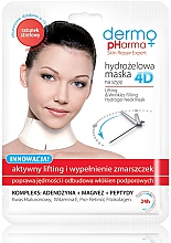 Düfte, Parfümerie und Kosmetik Halsmaske gegen Falten mit Liftingeffekt - Dermo Pharma 4D Lifting & Wrinkles Filling Hydrogel Neck Mask