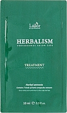 GESCHENK! Haarmaske mit Kräuterextrakten - La'dor Herbalism Herbalism Treatment (Probe)  — Bild N1