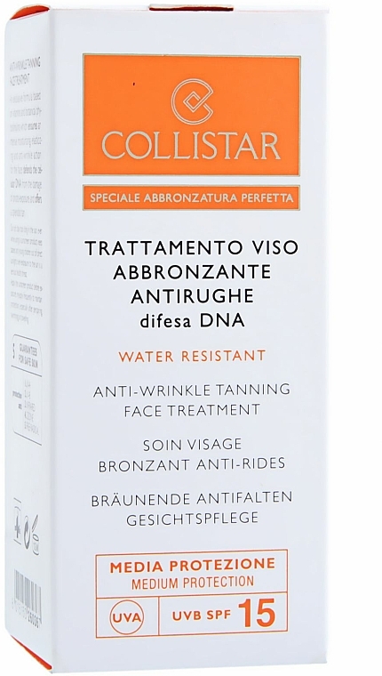 Bräunende Anti-Falten wasserdichte Gesichtspflege - Collistar Speciale Abbronztura Perfetta Anti-Wrinkle Tanning Face Treatment SPF15 — Bild N4