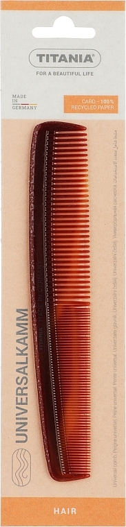 Herren-Taschenkamm 17,5 cm - Titania Havannah — Bild N1