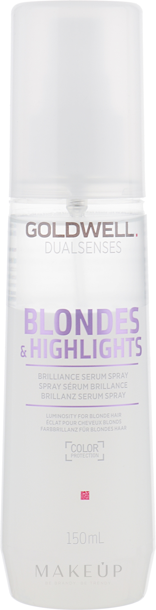 Brillanz Serum Spray für blondes und gesträhntes Haar - Goldwell Dualsenses Blondes & Highlights Brilliance Serum Spray — Bild 150 ml
