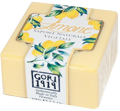 Naturseife mit Zitroneduft - Gori 1919 Lemon Natural Vegetable Soap — Bild N1