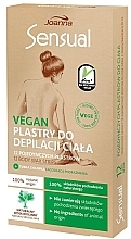 Enthaarungsstreifen mit Pflanzenwachs für den Körper - Joanna Sensual Depilatory Vegan Wax Strips — Bild N2