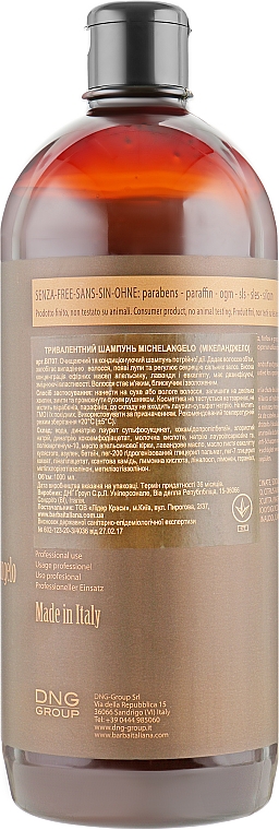 Trivalentes Shampoo - Barba Italiana Michelangelo Shampoo — Bild N6