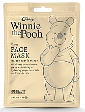 Düfte, Parfümerie und Kosmetik Pflegende und feuchtigkeitsspendende Tuchmaske für das Gesicht mit Honigextrakt Disney Winnie The Pooh - Mad Beauty Disney Winnie The Pooh Sheet Mask