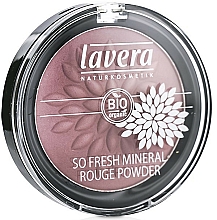 Düfte, Parfümerie und Kosmetik Mineral-Rouge mit Bio-Jojobaöl - Lavera So Fresh Mineral Rouge Powder