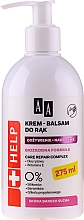 Düfte, Parfümerie und Kosmetik Handcreme-Balsam für trockene Haut - AA Help Hand Cream-Balm
