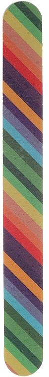 GESCHENK! Gerade Nagelfeile 180/180, 17,8 cm, 2056, Regenbogen - Donegal — Bild N1