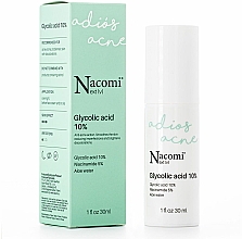 Düfte, Parfümerie und Kosmetik Nachtpeeling-Serum gegen Akne mit 10% Glykolsäure - Nacomi Next Level Glycolic Acid 10%