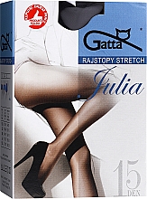 Strumpfhose Julia Stretch 15 DEN, nero - Gatta — Bild N1
