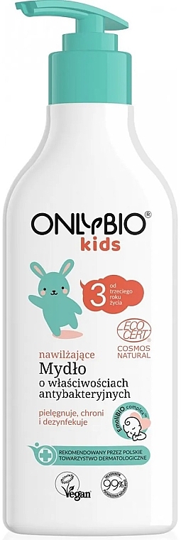 Antibakterielle Babyseife - Only Bio Kids Antibacterial Soap — Bild N1