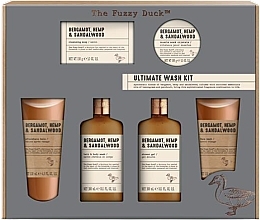 Düfte, Parfümerie und Kosmetik Set 6 St. - Baylis & Harding The Fuzzy Duck Bergamot, Hemp & Sandalwood Luxury Shower & Prep Gift Set