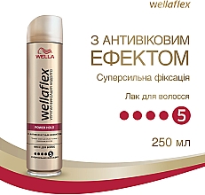 Anti-Aging-Haarspray extra starker Halt - Wella Wellaflex Power Hold — Bild N3
