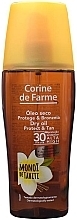 Düfte, Parfümerie und Kosmetik Sonnenschutz-Trockenkörperöl - Corine De Farme Dry Oil Protect & Tan Spray Spf 30