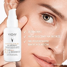 Sonnenschutzfluid für das Gesicht mit Peptiden, Niacinamid und vulkanischem Wasser SPF 50+ - Vichy Capital Soleil UV-Age Daily — Bild N4