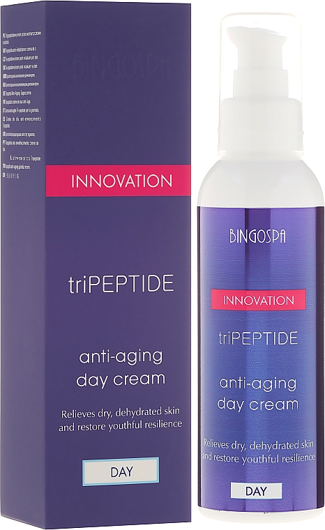 Tripeptide Anti-Falten Tagescreme - BingoSpa Innovation TriPeptide Anti-Aging Day Cream — Bild N1