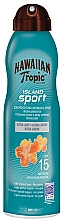 Düfte, Parfümerie und Kosmetik Ultra leichtes Sonnenschutzspray für den Körper mit tropischem Duft Sport SPF 15 - Hawaiian Tropic Island Sport Ultra Light Spray SPF 15