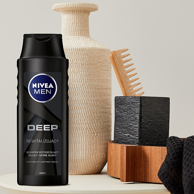 Revitalisierendes Shampoo für Männer mit Elektrolyten und Aktivkohle - NIVEA Men Deep Revitalizing Shampoo — Bild N3