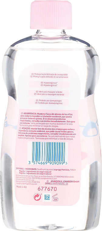 Feuchtigkeitsspendendes Körperöl für Babys - Johnson's Baby Classic Body Oil — Bild N3
