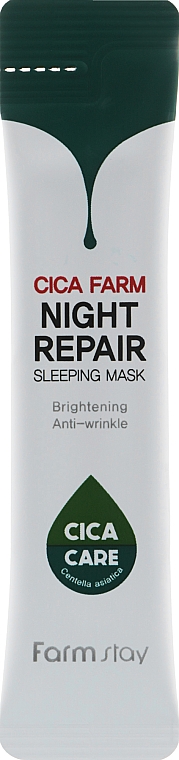 Revitalisierende Nachtmaske mit Centella Asiatica - FarmStay Cica Farm Night Repair Sleeping Mask — Bild N4