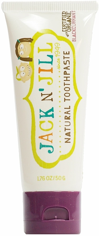 Natürliche Kinderzahnpasta mit schwarzem Johannisbeergeschmack - Jack N' Jill Natural Toothpaste Blackcurrant — Bild N1