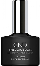 Düfte, Parfümerie und Kosmetik Fixiermittel für Gelpolituren - CND Shellac Luxe Top Coat