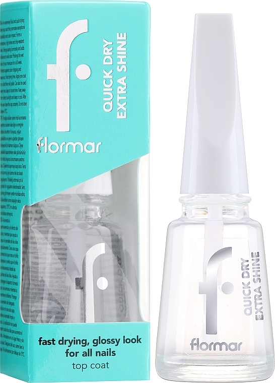 Schnelltrocknender Nagellack mit Glanz-Effekt - Flormar Nail Care Quick Dry Extra Shine — Bild N2