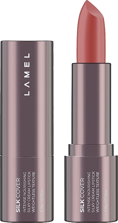 Lippenstift - LAMEL Make Up Silk Cover Silky Cream Lipstick — Bild N1