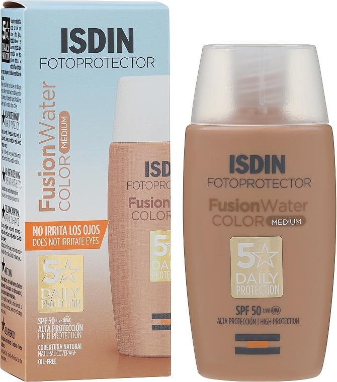 Sonnenschutzcreme für das Gesicht - Isdin Fotoprotector Fusion Water Color SPF 50+ — Bild N2