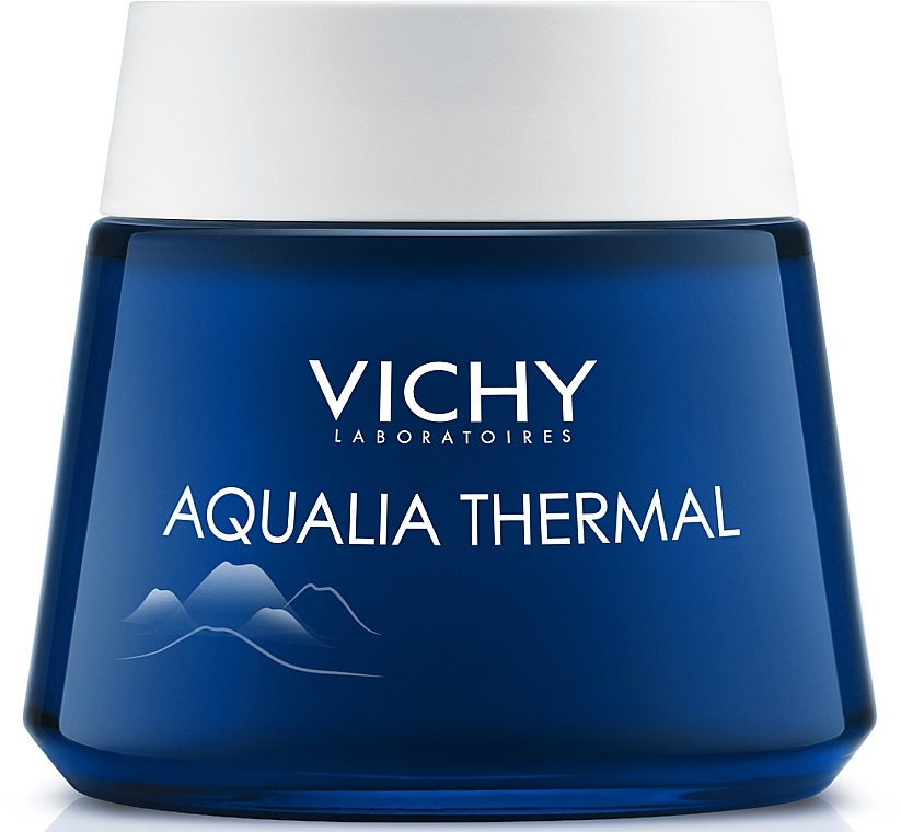 Feuchtigkeitsspendendes und regenerierendes Gesichtscreme-Gel für die Nacht - Vichy Aqualia Thermal Night SPA — Bild N1