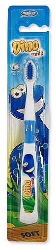 Zahnbürste M48 weich Dino Smile blau - Mattes Rebi-Dental Dino Tothbrush  — Bild N1