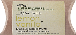 Festes Schampoo - Vins Lemon & Vanilla Shampoo (Probe)  — Bild N1