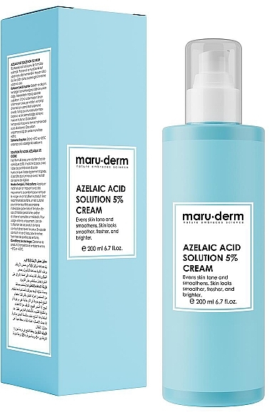 Gesichtscreme mit Azelainsäure 5% - Maruderm Cosmetics Azelaic Acid 5% Cream  — Bild N1