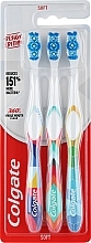 Weiche Zahnbürsten, 3 St., Muster 4 - Colgate 360 Design Edition — Bild N1