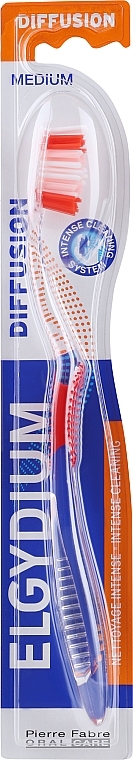 Zahnbürste Diffusion mittel orange - Elgydium Diffusion Medium Toothbrush — Bild N1