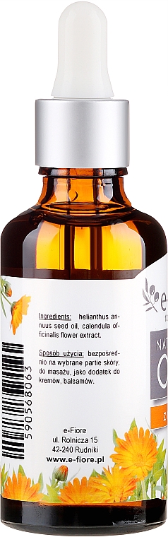 Natürliches Ringelblumenöl - E-Flore Natural Marigold Oil — Bild N2