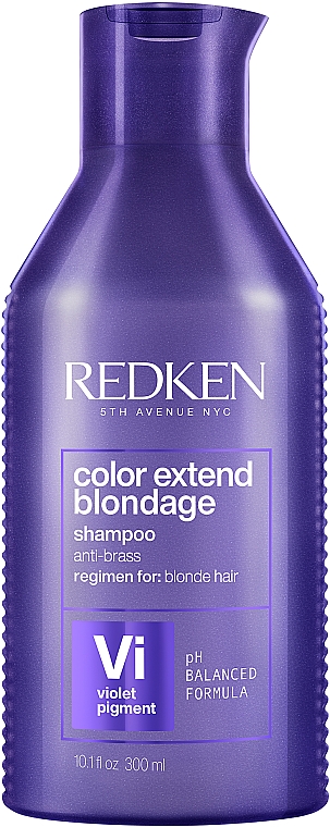 Anti-Gelbstich Shampoo für blondiertes oder aufgehelltes Haar - Redken Color Extend Blondage Shampoo — Foto N1